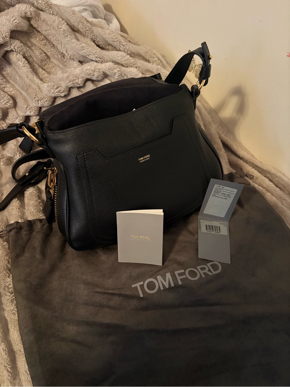 Tom Ford Black Medium Jennifer Bag - Picture 3 of 16